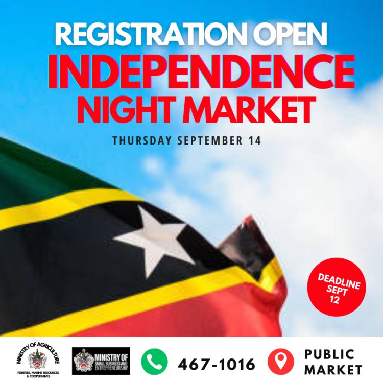REGISTRATION NOW OPEN FOR INDEPENDENCE NIGHT MARKET SET FOR SEPT 14TH 