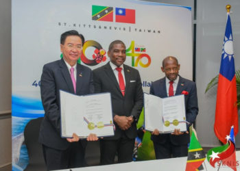 ST. KITTS AND NEVIS AND THE REPUBLIC OF CHINA (TAIWAN) SIGN AGREEMENT ON DIPLOMATIC STAFF TRAINING