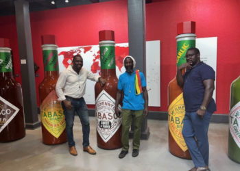 SKN AGRICULTURE DELEGATION TOURS TABASCO® BRAND MANUFACTURING OPERATIONS