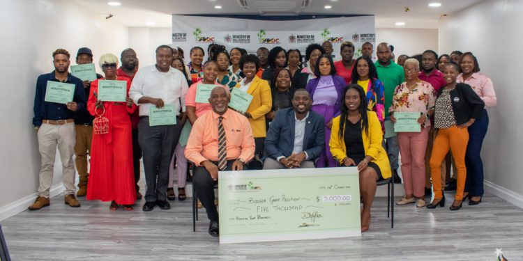 FORTY SMALL BUSINESS ENTREPRENEURS IN ST. KITTS AND NEVIS AWARDED WITH 40/40 BOOSTER GRANT