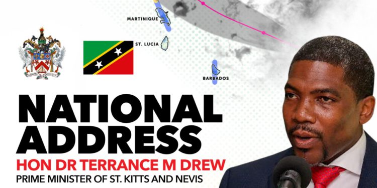 Prime Minister Hon Dr. Terrance Drew’s National Address on the passage of Hurricane Tammy