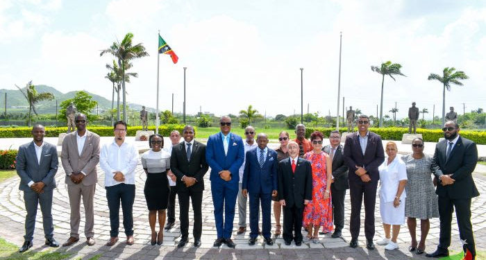ST. KITTS AND NEVIS AND THE BOLIVARIAN REPUBLIC OF VENEZUELA CELEBRATE 40 YEARS OF DIPLOMATIC RELATIONS WITH WREATH-LAYING CEREMONY
