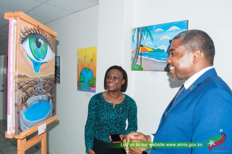 YOUTH ART EXHIBITION LEAVES INDELIBLE MARK ON PRIME MINISTER DR. DREW