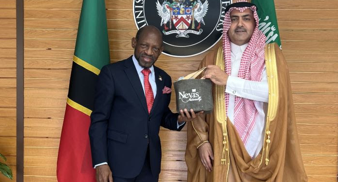 Saudi Arabia’s Ambassador Pays Courtesy Call on Foreign Minister of Saint Kitts and Nevis