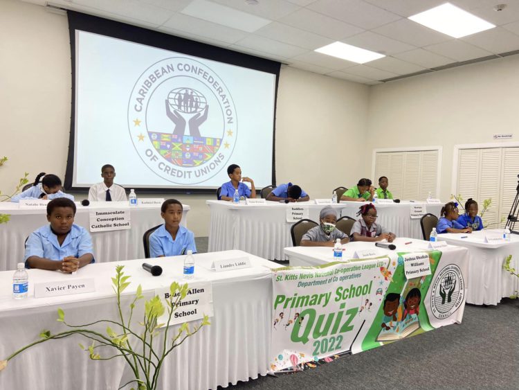 SEVENTEEN PRIMARY SCHOOLS TO COMPETE IN 2023 ST. KITTS-NEVIS  NATIONAL COOPERATIVE LEAGUE DEPARTMENT OF COOPERATIVES QUIZ  COMPETITION