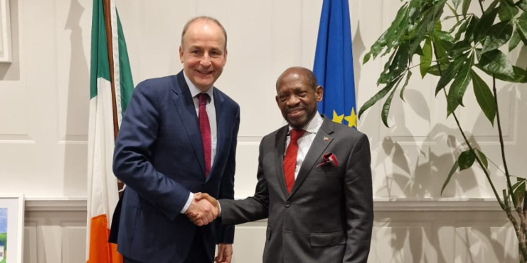 FOREIGN MINISTER DR. DENZIL DOUGLAS CONCLUDES VISIT TO DUBLIN WITH PRODUCTIVE TALKS