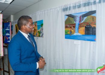 YOUTH ART EXHIBITION LEAVES INDELIBLE MARK ON PRIME MINISTER DR. DREW