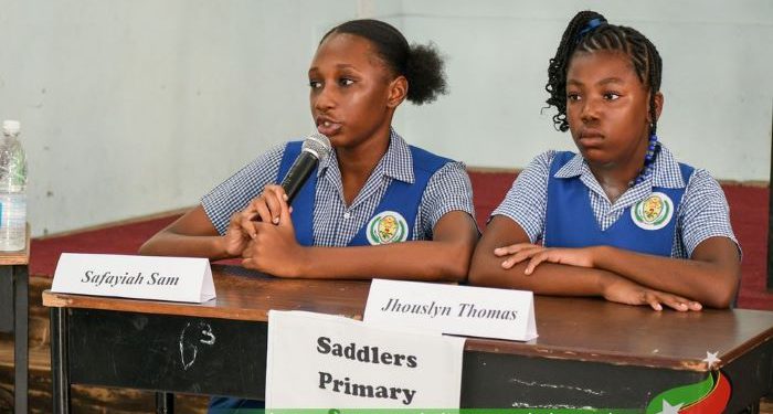 SADDLERS PRIMARY SCHOOL TRIUMPHS IN THE ST. KITTS AND NEVIS NATIONAL COOPERATIVE LEAGUE QUIZ COMPETITION