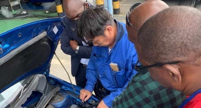 TWO VEHICLE INSPECTORS VISIT JAPAN TO GAIN INSIGHT ON PRE-SHIPMENT INSPECTION