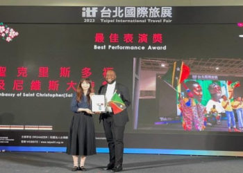 Saint Kitts and Nevis wins ‘Best Performance Award’ at 2023 Taipei International Travel Fair