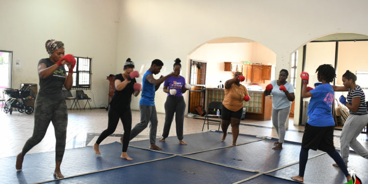 WOMEN LEARN KARATE TO DEFEND AGAINST DOMESTIC VIOLENCE