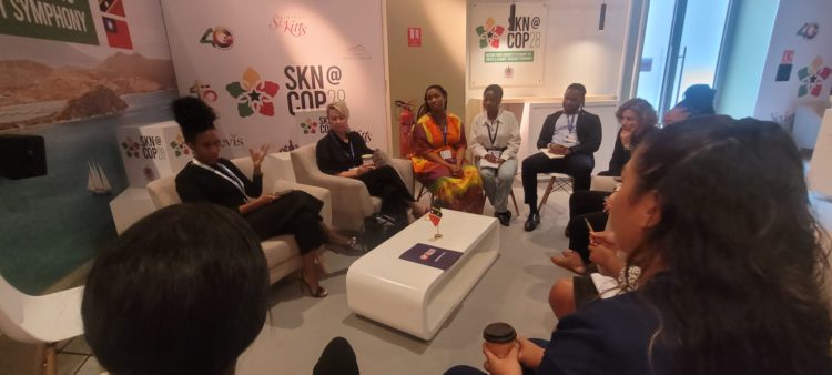 THE VOICE OF THE FUTURE TAKES CENTER STAGE AT COP28 AT SAINT KITTS AND NEVIS’ PAVILION