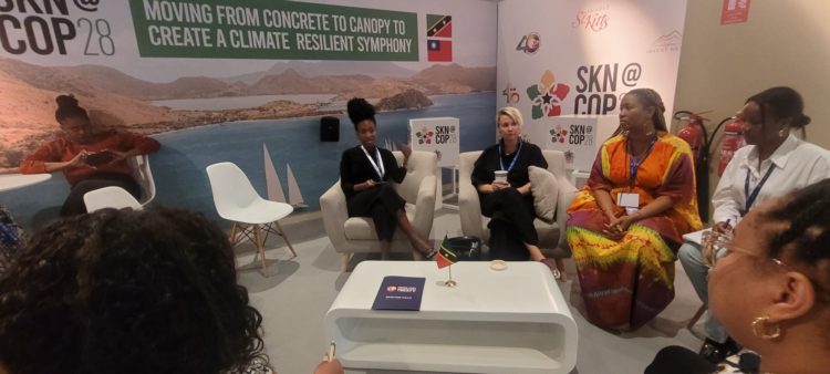 THE VOICE OF THE FUTURE TAKES CENTER STAGE AT COP28 AT SAINT KITTS AND NEVIS’ PAVILION