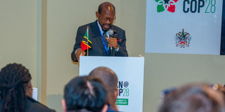 Minister of Foreign Affairs, Dr. Denzil Douglas Positions the Federation as a Trusted Investment Partner at Leading UN Climate Conference