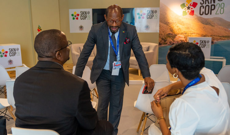 Minister of Foreign Affairs, Dr. Denzil Douglas Positions the Federation as a Trusted Investment Partner at Leading UN Climate Conference