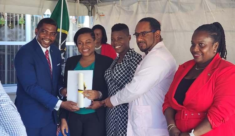 Ministry of Sustainable Development gifts contributors to the National Identity of St Kitts and Nevis