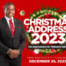 Christmas Message 2023 Prime Minister of St. Kitts and Nevis The Honourable Dr. Terrance Drew