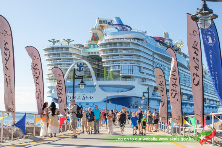 ST. KITTS AND NEVIS MAKING WAVES AS FIRST DESTINATION ON ICON OF THE SEAS’ MAIDEN VOYAGE