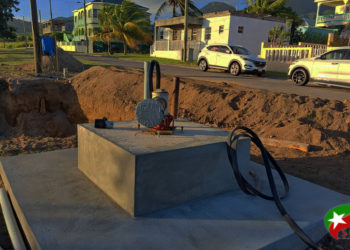 WATER TO BEGIN FLOWING FROM NEW CAYON WELL NEXT MONTH