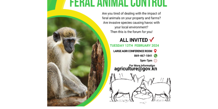 DEPARTMENT OF AGRICULTURE ST. KITTS GEARING UPTO HOST NATIONAL CONSULTATION TO ADDRESSFERAL ANIMAL CONTROL CONCERNS