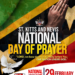 SECOND ANNUAL NATIONAL DAY OF PRAYER SET FOR FEBRUARY 29