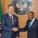 US Ambassador H.E. Roger Nyhus Meets with Foreign Minister Dr. Denzil Douglas to Discuss Shared Priorities