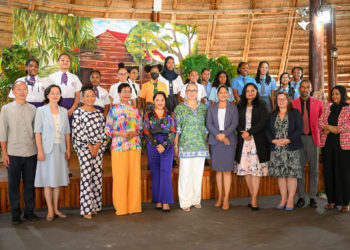 First Lady Diani Prince Drew Joins Fellow First Ladies at Menstrual Hygiene Initiative on the Sidelines of CARICOM Heads Meeting