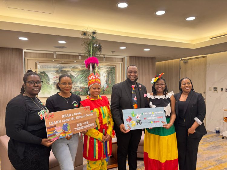 Embassy of Saint Kitts and Nevis in Taiwan Spreads ‘SKNLOVE’ with Third Book Donation
