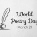 CFBC TO HOST 6th ANNUAL POETRY CIRCLE ON WORLD POETRY DAY -THURSDAY, MARCH 21
