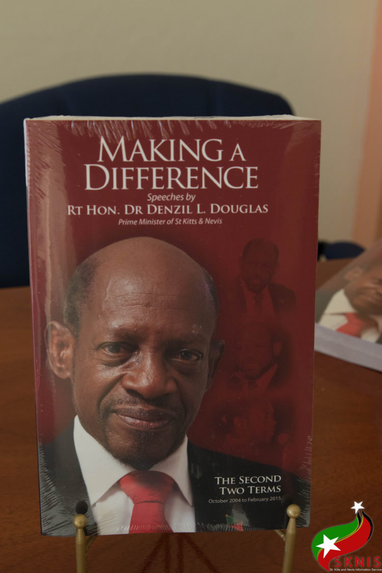 THE RIGHT HONOURABLE DR. DENZIL DOUGLAS MARKS 35 YEARS OF PUBLIC SERVICE WITH LAUNCH OF BOOK, “MAKING A DIFFERENCE”