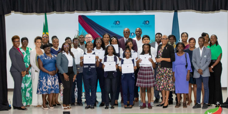 ROSS UNIVERSITY CONTINUES ITS INVESTMENT IN THE EDUCATIONAL DEVELOPMENT OF THE NATION’S YOUTH, AS TEN MORE STUDENTS WERE  AWARDED SCHOLARSHIPS