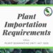 NOTICE OF ST. KITTS AGRICULTURE DEPARTMENT’S PLANT IMPORT AND EXPORT PROCEDURES 