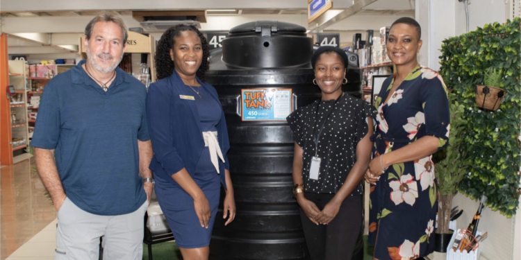 ST. KITTS WATER SERVICES DEPARTMENT AWARDS  TWO WATER TANKS TO RAFFLE WINNERS