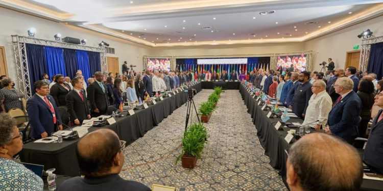 Prime Minister Honourable Dr. Terrance Drew Engages in Historic VIII Summit of CELAC Heads of State and Government