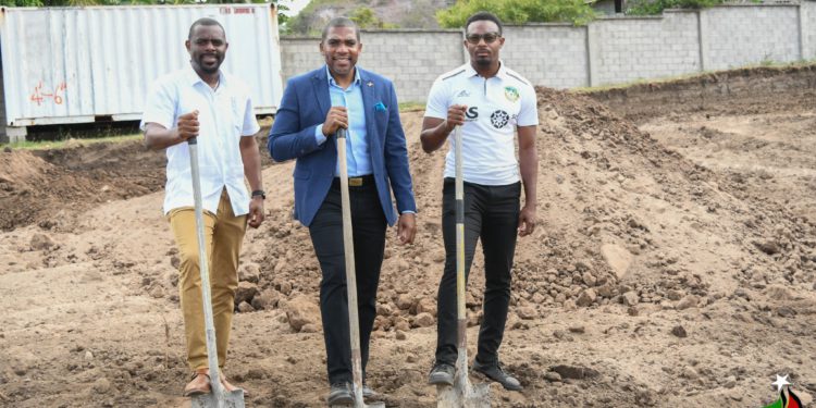 WORK COMMENCES ON THE NEW CONAREE FOOTBALL STADIUM, LEVELLING THE PLAYING FIELD FOR A DEDICATED FOOTBALL COMMUNITY