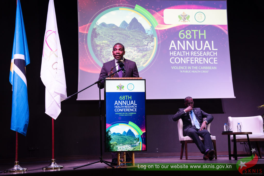 Prime Minister Drew Addresses Urgency of Tackling Firearm Violence as a Public Health Crisis at 68th Annual Health Research Conference in St. Lucia
