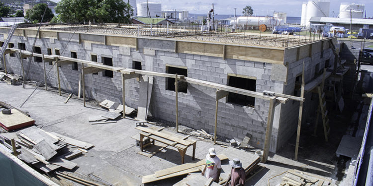 CONSTRUCTION OF NEW TRAFFIC DEPARTMENT PROCEEDING WELL