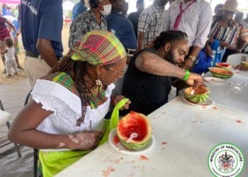 WATERMELON EATING COMPETITION & ROAST CORN EATING CONTEST TO PROMOTE CONSUMPTION OF LOCAL PRODUCE AT 2024 AGRICULTURE OPEN DAY 