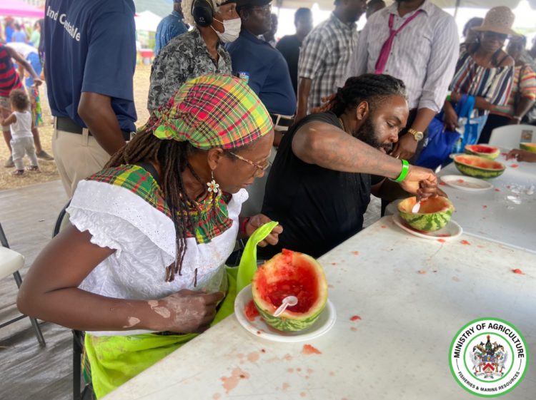 WATERMELON EATING COMPETITION & ROAST CORN EATING CONTEST TO PROMOTE CONSUMPTION OF LOCAL PRODUCE AT 2024 AGRICULTURE OPEN DAY 