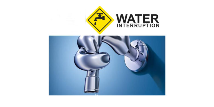 Notice of Water Service Interruption for Cayon