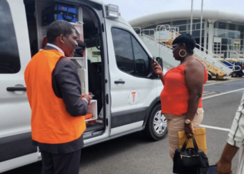 Prime Minister The Honourable Dr. Terrance Drew Visits RLB International Airport to Extend Support to Kevon Woode and Family