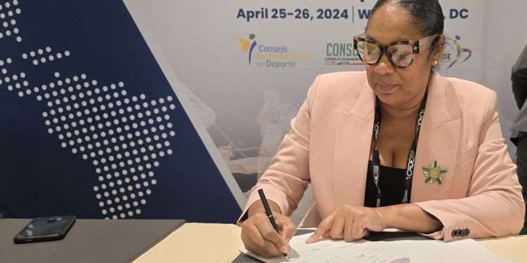 St. Kitts and Nevis join CADE members to champion tenets of sport at Summit of the Americas