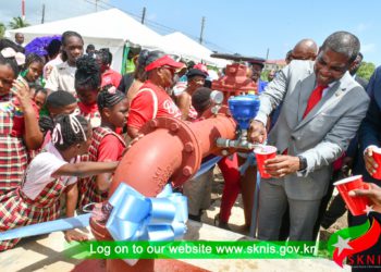 24-HOUR WATER SERVICE RETURNS TO CAYON AND NEIGHBOURING COMMUNITIES WITH THE COMMISSIONING OF THE NEW WATER WELL AT CABBAGE TREE