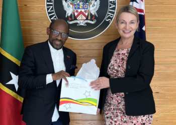 Australian High Commissioner, H.E. Sonya Koppe, pays Courtesy Call on Foreign Minister, Dr. Denzil Douglas