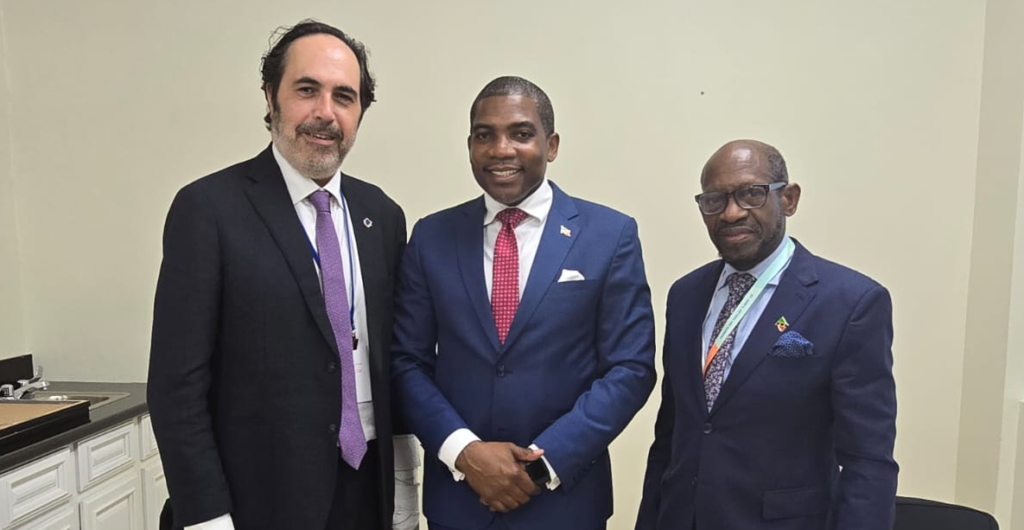 PRIME MINISTER DR. DREW AND SENIOR MINISTER DR. DOUGLAS HOLD BILATERAL TALKS WITH SPECIAL ENVOY TO UAE’S FOREIGN MINISTER