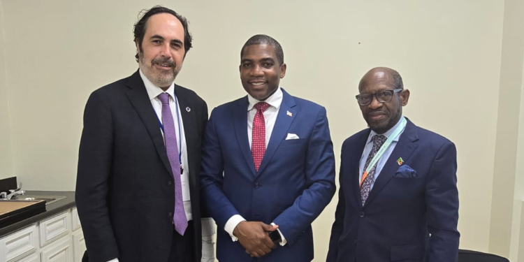 PRIME MINISTER DR. DREW AND SENIOR MINISTER DR. DOUGLAS HOLD BILATERAL TALKS WITH SPECIAL ENVOY TO UAE’S FOREIGN MINISTER