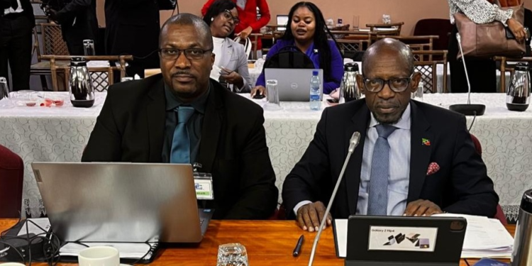 The Rt. Hon. Dr. Denzil L. Douglas Represent St. Kitts and Nevis at the 58th COTED in Guyana