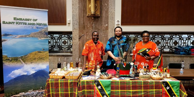 SAINT KITTS AND NEVIS FEATURES IN CARIBBEAN EMBASSY NIGHT ON CAPITOL HILL