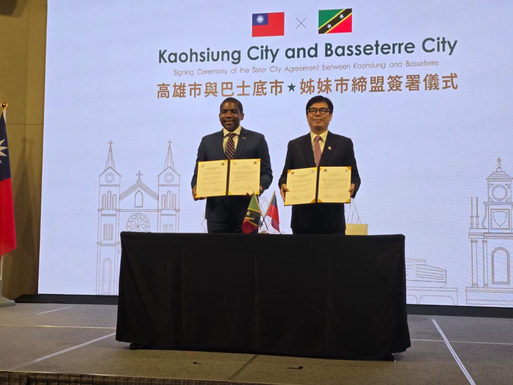 BASSETERRE AND KAOHSIUNG FORGE HISTORIC SISTER-CITY PARTNERSHIP