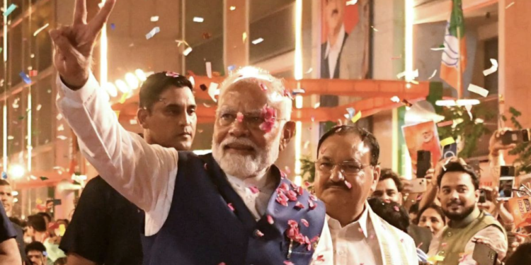 Prime Minister Drew Extends Congratulations to Prime Minister Modi on his Reelection